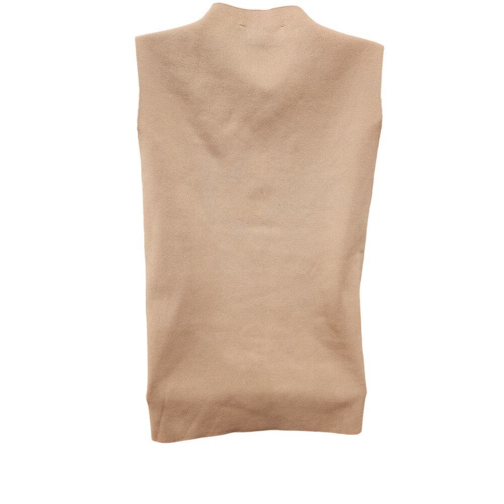 Haniela Funnel Neck Knit Top 4 neutral beige minimalist career business casual - Picture 3 of 9